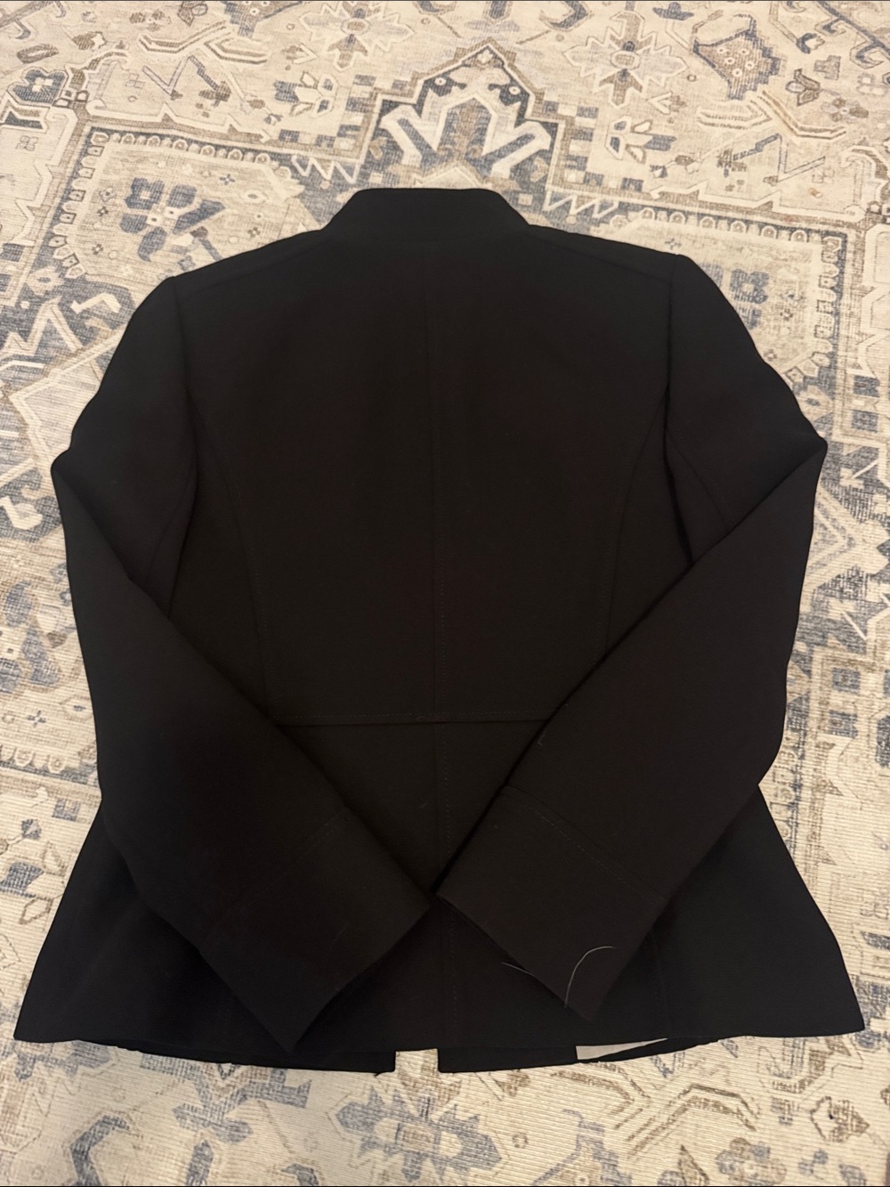 Tahari Arthur S Levine Women’s 4P Black Military Double Breasted Jacket - Picture 4 of 4
